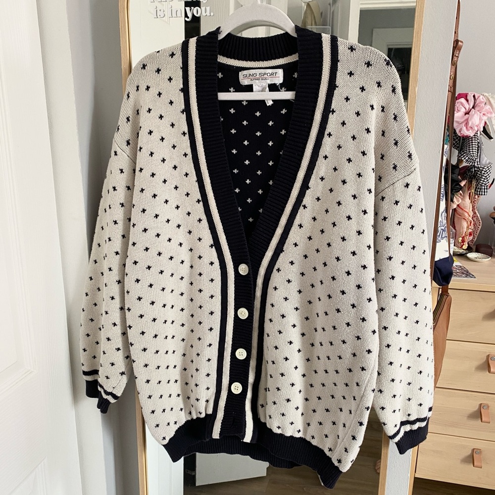 Vintage Alfred Sung Knit Cardigan